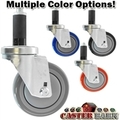 Casterhq 3-1/2"x1-1/4" Wheel, Expandable Adaptor Caster, 300 Lbs Capacity CBLDRA312